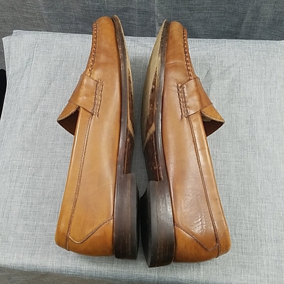 Allen Edmonds Cavanaugh Brown / Walnut penny loafers - men's size 11.5D - Picture 6 of 11